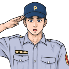 Taiwan Police Uniform Stickers