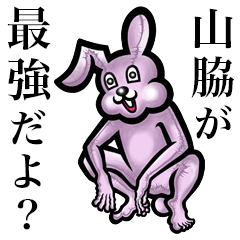 Pink bunny sticker! Yamawaki