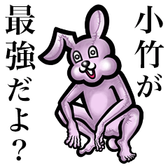 Pink bunny sticker! Kotake Kodake Shino