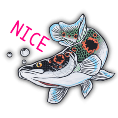 release Flower Fish stamp