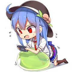 天子ちゃんカワイイスタンプ 東方project Line スタンプ Line Store 天子ちゃんカワイイスタンプ 東方project Line スタンプ Line Store