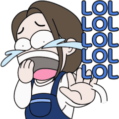 可愛い少女ヨンミちゃん アニメ 英語 Line スタンプ Line Store