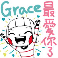 Grace's sticker