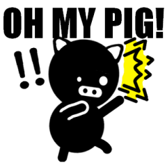 BLAPIG1 Nice Black Pig