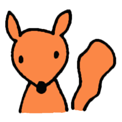 A red squirrel's fun daily life