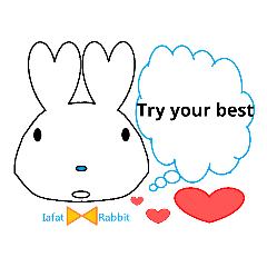 Rabbit hope try your best