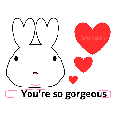 happy rabbit thank you