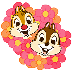 Chip 'n' Dale Pop-Up Stickers