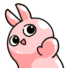 Slime rabbit sticker