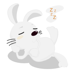 A Snooze rabbit