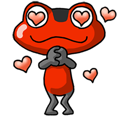I love frogs! Part5c (red)