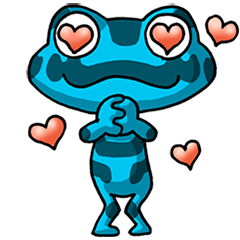 I love frogs! Part5b (blue)