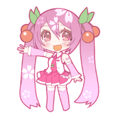 桜ミク 初音ミク さんスタンプ Line スタンプ Line Store
