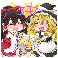 Touhou Project Character Stickers
