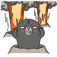 Moon: Mad Angry Edition – LINE stickers | LINE STORE