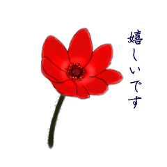 シンプルな一輪の花の丁寧語スタンプその2 Line スタンプ Line Store シンプルな一輪の花の丁寧語スタンプその2 Line スタンプ Line Store