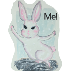 Communicate with the rabbit Pinky!