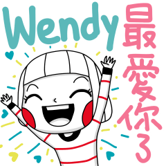 Wendy's sticker