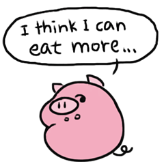 Piggy love to eat (Eng)