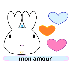 善心兔兔的愛心法語
