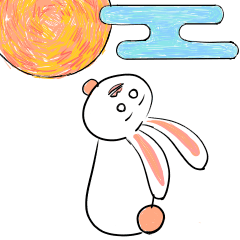 お月見系うさぎとかめ Line スタンプ Line Store