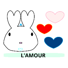 善心兔的愛心法語