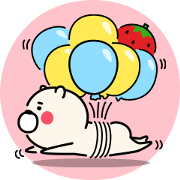 A bear like strawberries. 2019 version.