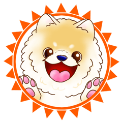 Pomeranian Chiro Sticker
