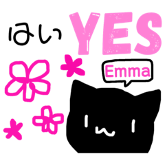 Emma: English and Japanese stickers!