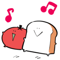麵包和番茄
