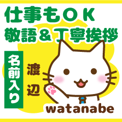 [WATANABE]Polite greeting. animal Cat