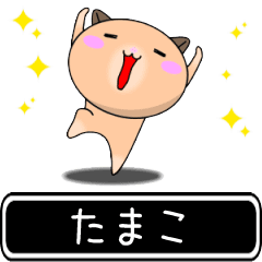 Tamako only cute high speed Sticker
