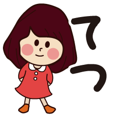 tetsu girl everyday sticker