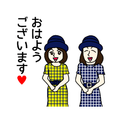 The info counter Girls-ver.Yellow/Blue