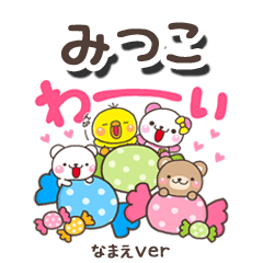 無難な【みつこ】専用のしろまるみんな