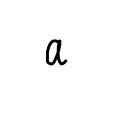 Alphabet Handwriting Lowercase