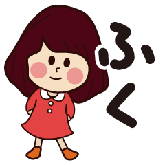 fuku girl everyday sticker