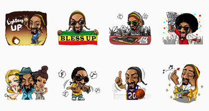 Snoop's Sticky Icky Sticker Set