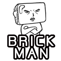 Brick man's social life