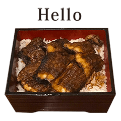 unagi unadon 5 eel rice English