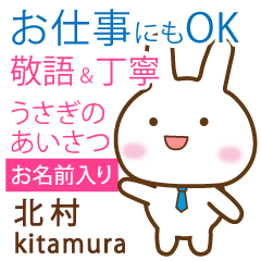 [KITAMURA]Polite greeting. Rabbit