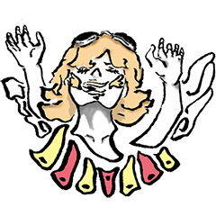 the bizarre stickers