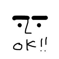 シュールな手書きフェイス リアル顔文字 Line スタンプ Line Store