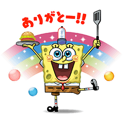 LINE Bubble 2 × SpongeBob SquarePants