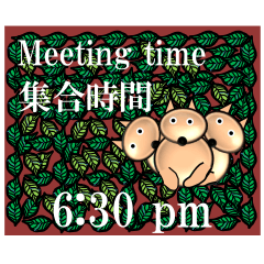 Meeting time/Dogs and leaves