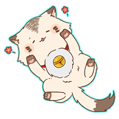 Nyanchi Cat-Sticker