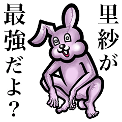 Pink bunny sticker! Risa Lisa