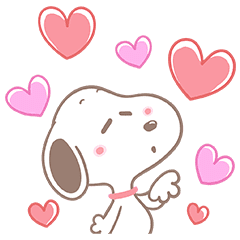 Lovely Snoopy Pop Up Stickers Line Stickers Line Store