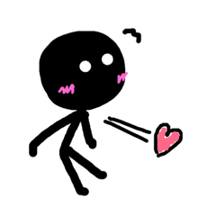 無表情で可愛いスティックマン Line スタンプ Line Store