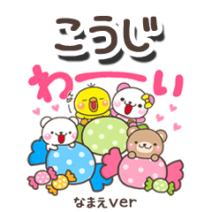 無難な【こうじ】専用のしろまるみんな